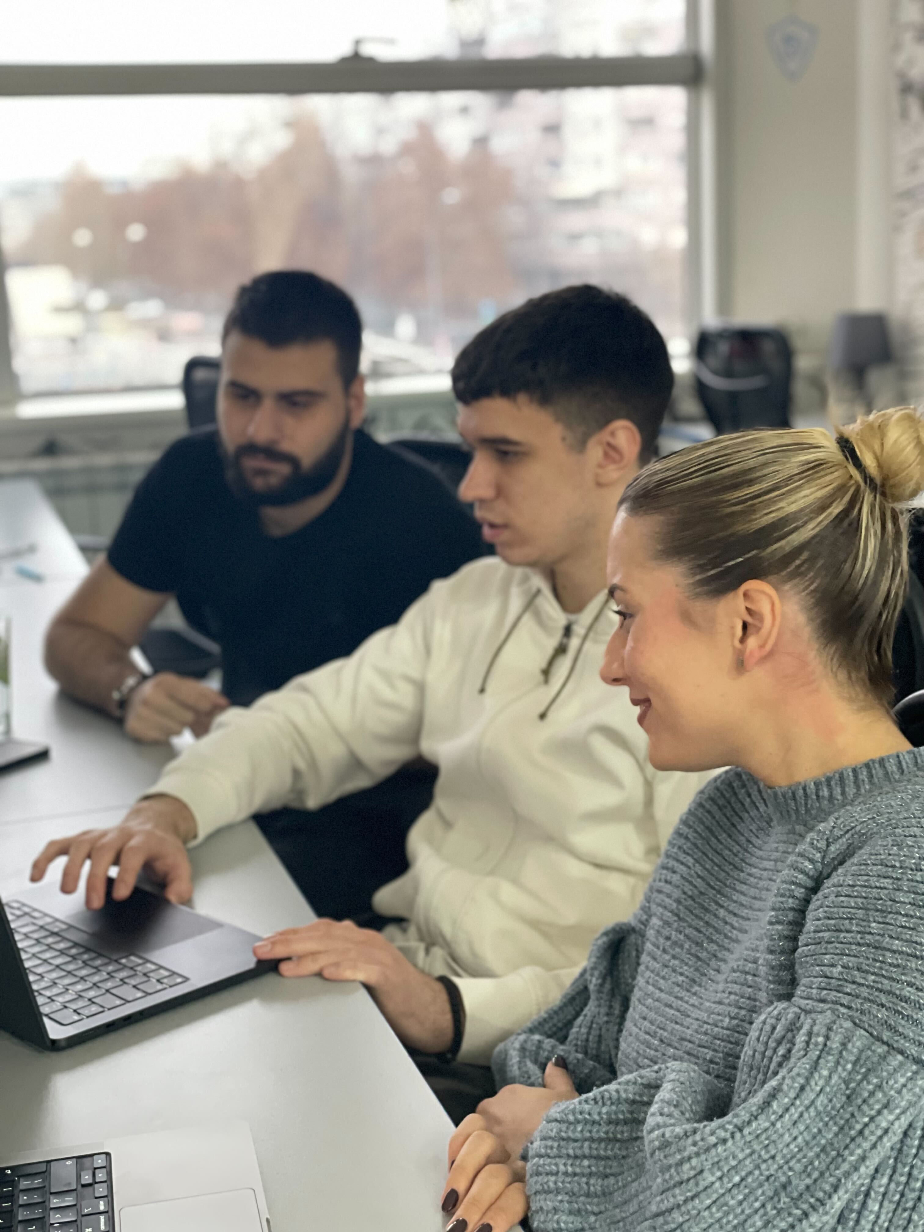 Team working together